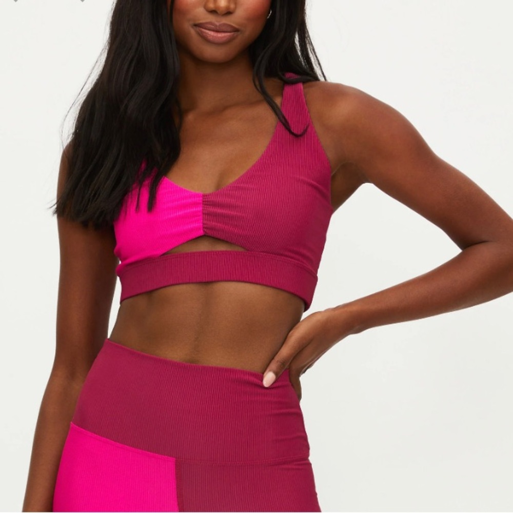 Beach Riot Mila colorblock top small